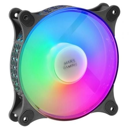 MARS GAMING MFDUO 12CM 2XFANRGB Ult-silent Black - Imagen 2