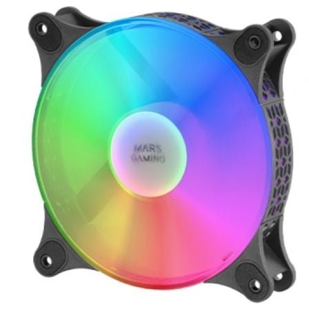 MARS GAMING MFDUO 12CM 2XFANRGB Ult-silent Black - Imagen 4
