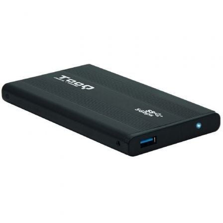 Caja HDD Tooq TQE-2524B 2.5'' SATA USB 3.0 Negra