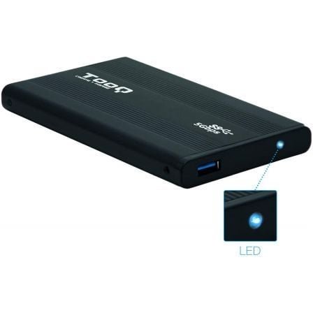 Caja HDD Tooq TQE-2524B 2.5'' SATA USB 3.0 Negra - Imagen 2