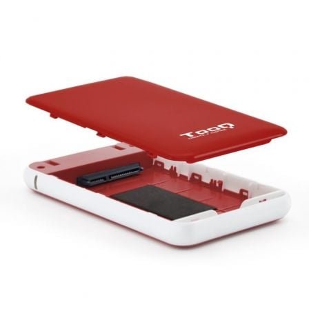 Tooq C.Exter TQE-2528R 2,5" 9,5 m SATA USB 3.1 roj - Imagen 2