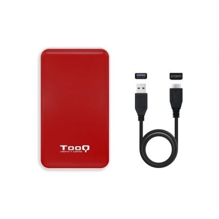 Tooq C.Exter TQE-2528R 2,5" 9,5 m SATA USB 3.1 roj - Imagen 4