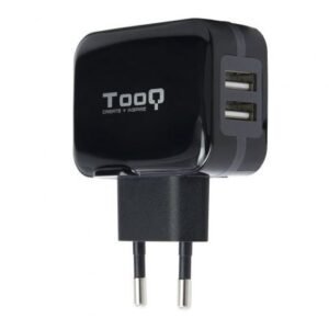 TooQ TQWC-1S02 Cargador de pared 2 USB Negro