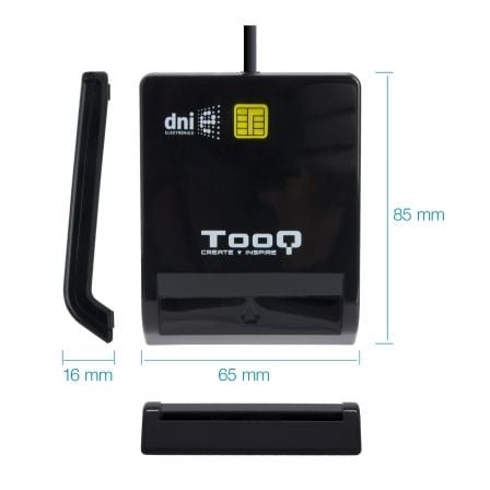 Lector Externo USB 2.0 Tooq TQR-210B DNIE - Imagen 2