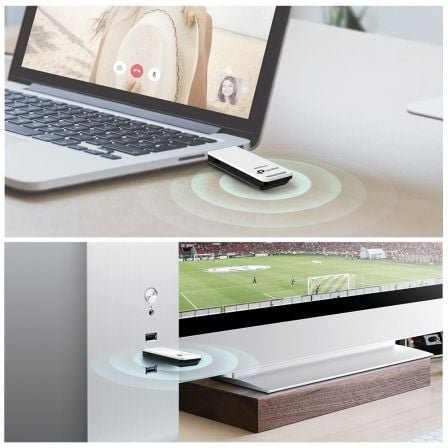 TP-LINK TL-WN821N Adaptador USB 2.0 300N MIMO - Imagen 4