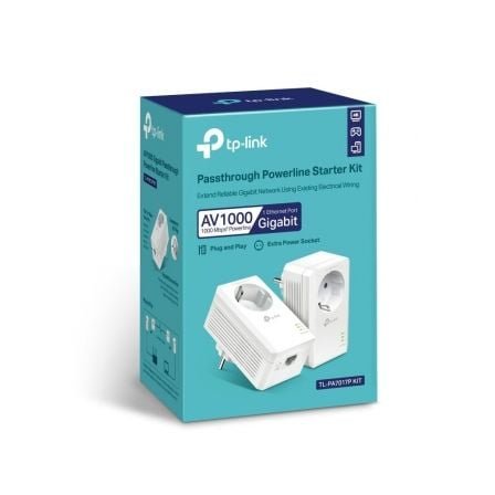 TP-LINK TL-PA7017P KIT Powerline AV1000 - Imagen 2