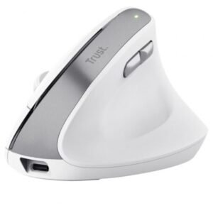 RATON OPTICO WIRELESS ERGONOMICO VERTICAL BAYO II BLANCO TRUST