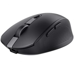 MOUSE TRUST WIRELESS Y BLUETOOTH OZAA 24819 NEGRO RECARGABLE- SENSOR OPTICO - 6 BOTONES - 800/1600/3200DPI - RECEPTOR USB-A/USB-C
