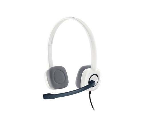 Headset Logitech H150 COCONUT CONEXION JACK P/N:981-000350 - Imagen 3