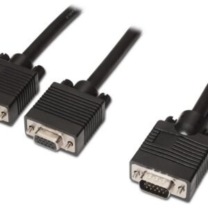 Duplicador SVGA Aisens A113-0081/ VGA Macho - 2x VGA Hembra