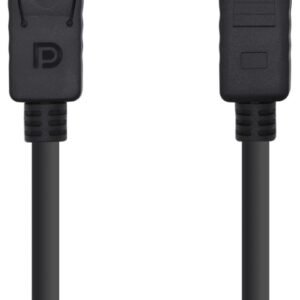 Cable Displayport 1.2 4K Macho - Displayport Macho/ 10m/ Negro - Aisens A124-0388
