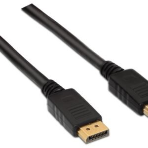 Cable Displayport 1.2 4K Macho - Displayport Macho/ 3m/ Negro - Aisens A124-0130
