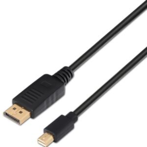 Cable Displayport Macho - Mini Displayport Macho/ 2m/ Negro - Aisens A124-0131