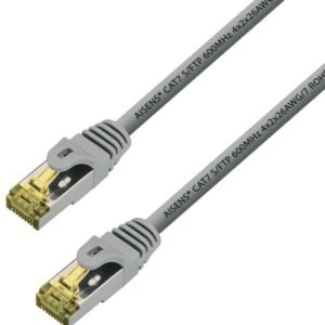 Cable de Red RJ45 S/FTP Aisens A146-0337 Cat.7/ 5m/ Gris