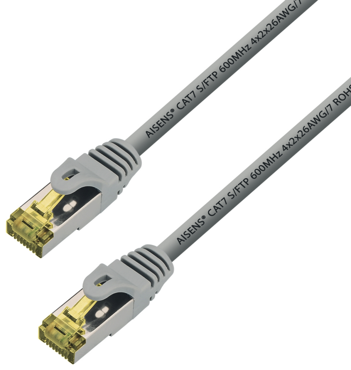 Cable de Red RJ45 S/FTP Aisens A146-0337 Cat.7/ 5m/ Gris