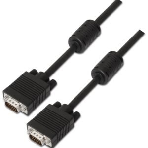 Cable SVGA Aisens A113-0076/ HDB15 Macho - HDB15 Macho/ 20m/ Negro