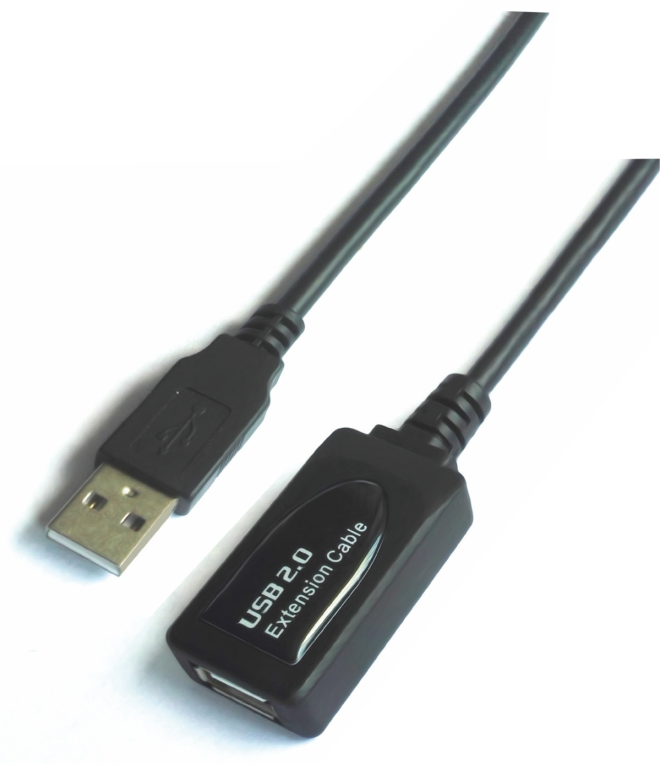 Cable Alargador USB 2.0 Aisens A101-0018/ USB Macho - USB Hembra/ 5m/ Negro