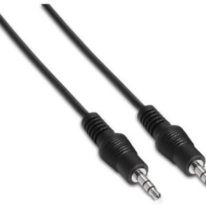 Cable Estéreo Aisens A128-0144/ Jack 3.5 Macho - Jack 3.5 Macho/ 10m/ Negro