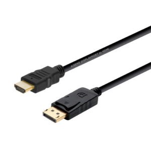 Cable Displayport Macho - HDMI Macho/ 2m/ Negro - Aisens A125-0364