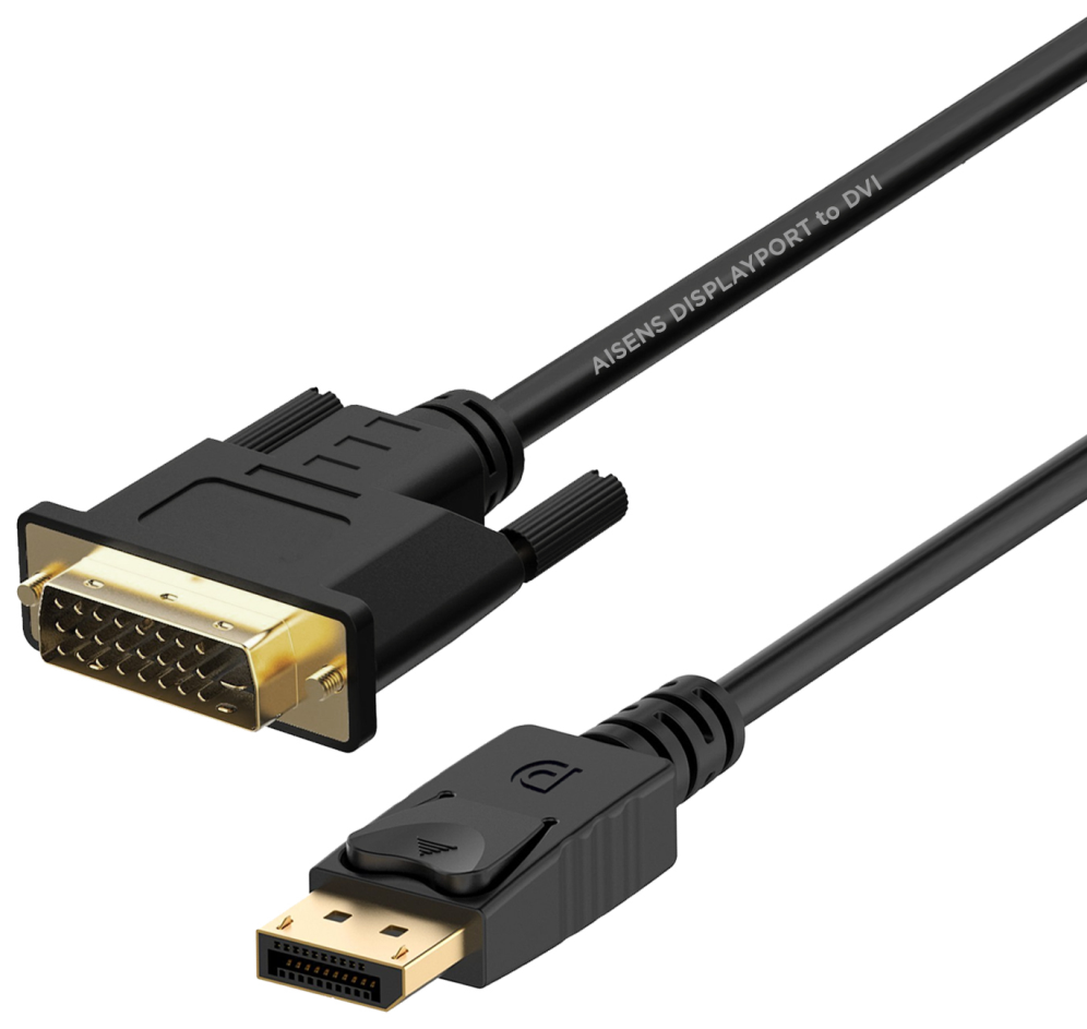 Cable Displayport Macho - DVI Macho/ 2m/ Negro - Aisens A125-0366