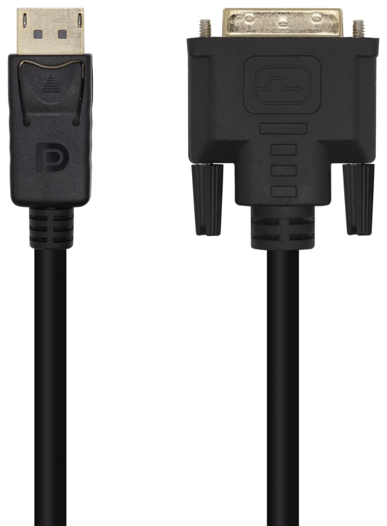 Cable Displayport Macho - DVI Macho/ 3m/ Negro - Aisens A125-0463