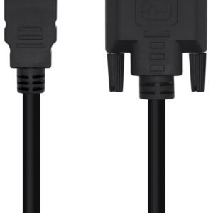 Cable DVI Macho - HDMI Macho/ 3m/ Negro - Aisens A117-0451
