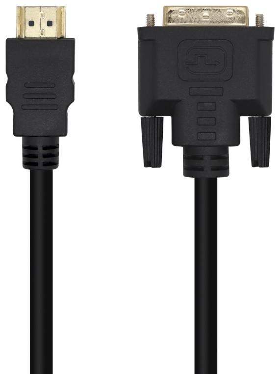 Cable DVI Macho - HDMI Macho/ 3m/ Negro - Aisens A117-0451