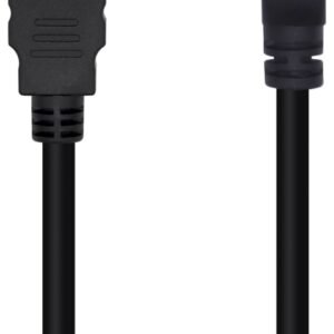 Cable HDMI 2.0 4K Aisens A120-0456/ HDMI Macho - HDMI Macho/ 1m/ Negro
