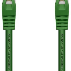 Cable de Red RJ45 SFTP Aisens A146-0480 Cat.7/ 25cm/ Verde
