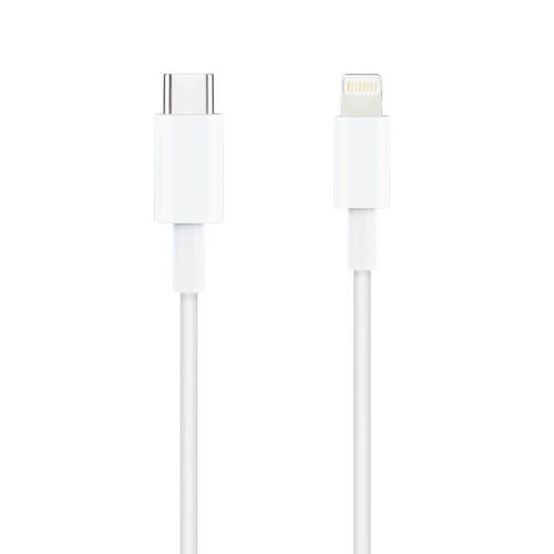 Cable USB 2.0 Tipo-C Lightning Nanocable 10.10.0601/ USB Tipo-C Macho - Lightning Macho/ 1m/ Blanco - Imagen 3
