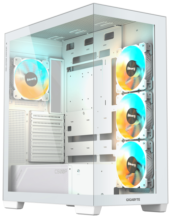 GIGABYTE CAJA SEMITORRE C500 PANORAMIC STEALTH ICE