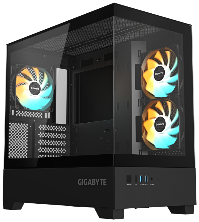 GIGABYTE AORUS CAJA SEMITORRE C201 PANORAMIC BLACK