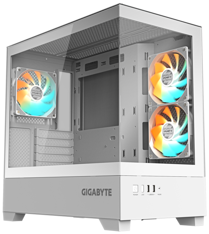 GIGABYTE AORUS CAJA SEMITORRE C201 PANORAMIC ICE