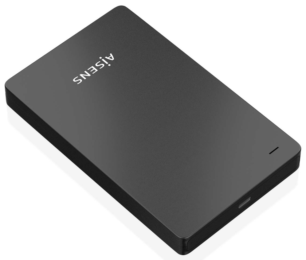 Caja Externa para Disco Duro de 2.5" Aisens ASE-2542B/ USB C/ Sin tornillos