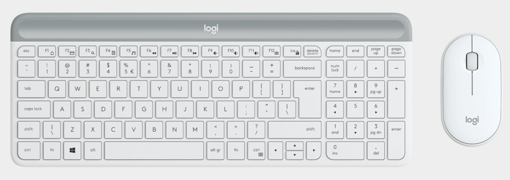 Logitech MK470 Teclado+Ratón Inalambrico Blanco