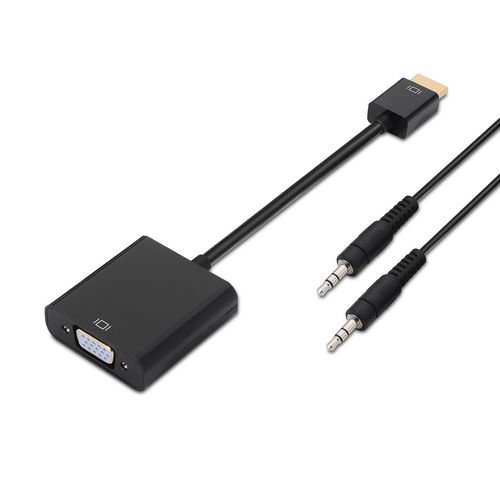 Adaptador HDMI Macho - VGA Hembra/ Jack 3.5 Hembra - Aisens A122-0126 - Imagen 2