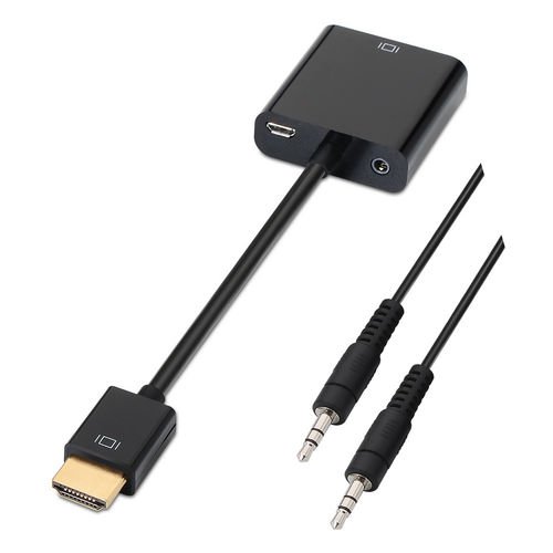 Adaptador HDMI Macho - VGA Hembra/ Jack 3.5 Hembra - Aisens A122-0126 - Imagen 3