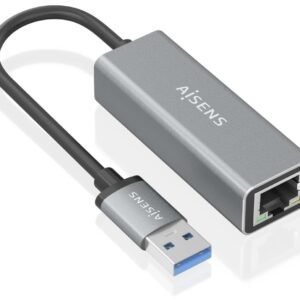 Adaptador USB 3.0 - RJ45 Aisens A106-0897/ 1000Mbps