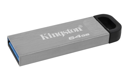 Kingston DataTraveler DTKN 64GB USB 3.2 Gen1 Plata - Imagen 3