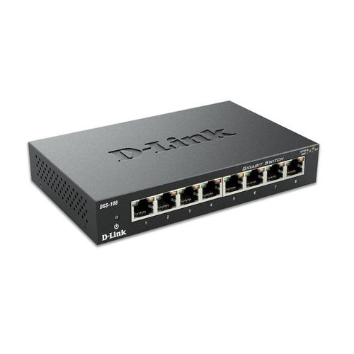 D-Link DGS-108 Switch 8p 10/100/1000Mbps RJ45 - Imagen 2