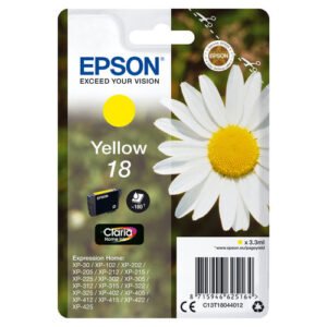 Epson Cartucho T1804 Amarillo XP225/322/422