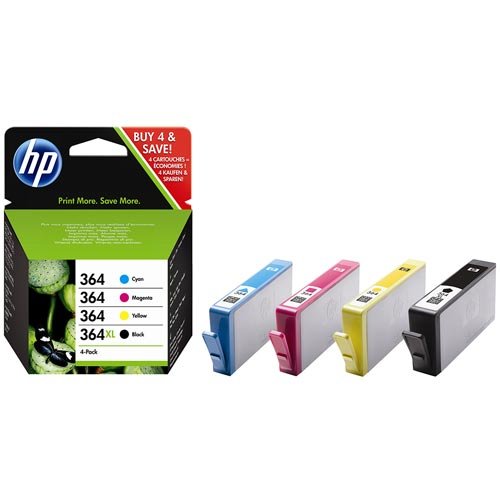 Tinta HP N9J73AE / J3M82AE / SD534 PACK Nº 364 Negro / COLOR - Imagen 4