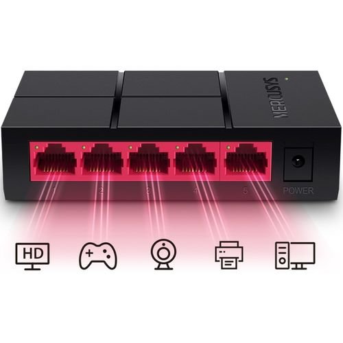 Switch MERCUSYS 5 Puertos Gigabit - Imagen 2