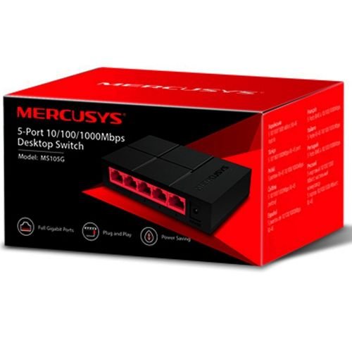 Switch MERCUSYS 5 Puertos Gigabit - Imagen 3