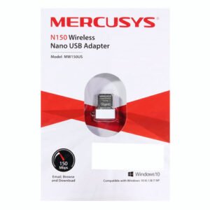 Mercusys Adaptador USB Nano Inalambrico N150 - USB 2.0 - Hasta 150Mbps
