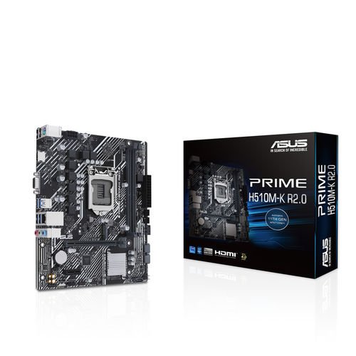 Base Asus Prime H510M-K R2.0 Socket 1200/ Micro ATX - Imagen 3