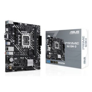 ASUS PRIME H610M-D M-ATX 2xDDR5 Skt1700 Gen 12º/13 VGA HDMI M.2 G-LAN USB3.2