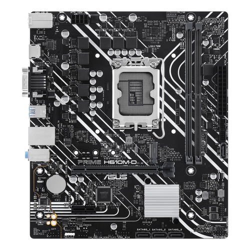 ASUS PRIME H610M-D M-ATX 2xDDR5 Skt1700 Gen 12º/13 VGA HDMI M.2 G-LAN USB3.2 - Imagen 3