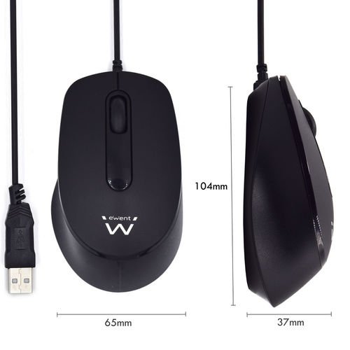 Ewent EW3159 raton click silencioso usb - Imagen 4