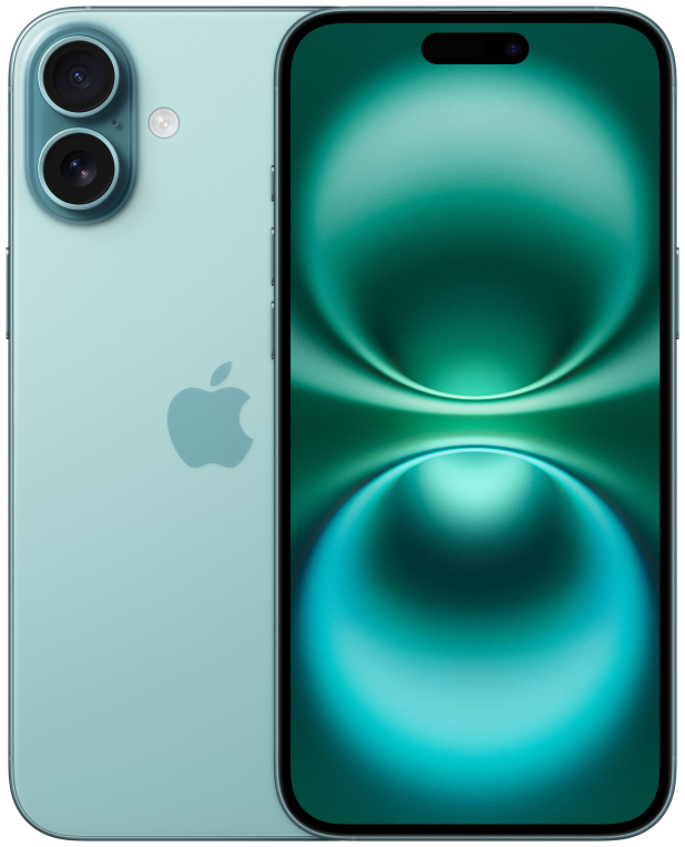 Apple iPhone 16 Plus 512GB/ 6.7"/ 5G/ Verde Azulado